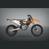 YOSHIMURA Schalldämpfer RS-4 Signature Series Aluminium/Kappe Carbon für: KTM/Husqvarna für FC450, FE501, FX450 450SX-F, 500EXC-F