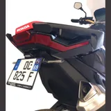 V PARTS Kennzeichenhalter schwarz für: Honda X-ADV für X-ADV750