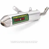 PRO CIRCUIT Schalldämpfer Typ 296 Alu/Endkappe Edelstahl für Kawasaki KX250