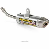 2-Takter-Schalldämpfer 304 PRO CIRCUIT, gebürstetes Aluminium für: KTM Sx85 für Husqvarna TC85 85SX