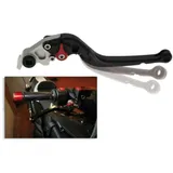 BIHR Right Foldable Lever Anodized Aluminium Black for MAJESTY400, T-MAX560