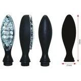 BIHR Elipse LED Indicators Black Metal Universal