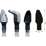 BIHR Boomerang LED Indicators Black Universal