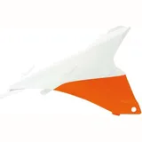 Luftfilterabdeckung ORANGE-WEISS Racetech für: KTM EXC/EXC-F 125 &+ für 125EXC, 200EXC, 250EXC