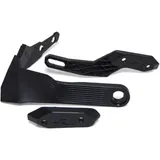 RACETECH HP3 Adventure Handschützer Kunststoff Bar Set Schwarz