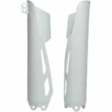 RACETECH Fork Guards - White for CRF450L, CRF450R, CRF450X
