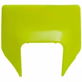 RACETECH Front Plate Neon Yellow for: Husqvarna for FE250, FE350, FE450