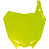RACETECH Front Number Plate Neon Yellow for: Suzuki RM-Z250/450 for RM-Z450