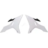 RACETECH Revolution Radiator Covers White for: Yamaha YZ125/250