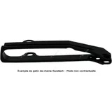 Schwingenschleifschutz RACETECH schwarz für: Husaberg TE125/250/300 für Kawasaki KX85