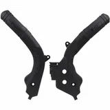 RACETECH Bi-material Frame Guard Black R-PRTKTMNR001