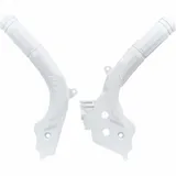 RACETECH Bi-Material Rahmenschutz Weiß für Husqvarna, KTM, für: Gas Gas RACETECH Bi-Material Rahmenschutz Weiß für Husqvarna, KTM, für: Gas Gas