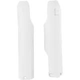 RACETECH Fork Guards - White for Yamaha WR250, WR450F, YZ125