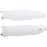 RACETECH Fork Guards - White for Kawasaki KX250, KX250F, KX450F