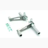 BIHR Universal Ø12mm Foldable Steel Footpegs Set