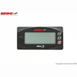 Voltmeter + Uhr Koso Super Slim Style universal