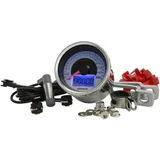 Universal Tachometer Koso D64 GP Style verchromt