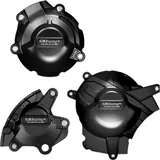 GB RACING Stutzkit Alternator/Kupplung/Zünd Schwarz für Suzuki GSX-R1000