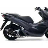 MALOSSI RX komplette Auspuffanlage - Aluminium schwarz Carbon PCX 125 €4 für Honda