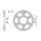 AFAM Steel Standard Rear Sprocket 12203 - 428 for Yamaha DT125, TW200 12203-45