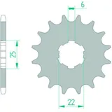 AFAM Steel Standard Front Sprocket 20100 - 420 for Honda MTX50, NSR50 20100-16