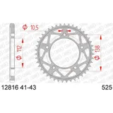 AFAM Standard Stahlritzel hinten 12816 - 525 für Yamaha YZF-R1 12816-43