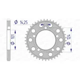 AFAM Aluminiumritzel hinten 72801 - 525 für KTM 1190RC8, 950SUPERMOTO, 990SUPERDUKE