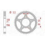 AFAM Steel Standard Rear Sprocket 86600 - 530 for Triumph ADVENTURER900, DAYTONA1000, DAYTONA1200 Suzuki GSX-R750 86600-48