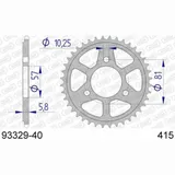 AFAM Aluminiumritzel hinten 93329 - 415 AFAM Aluminiumritzel hinten 93329 - 415