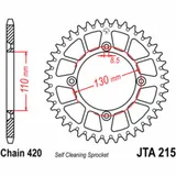 JT SPROCKETS Ultraleichtes selbstreinigendes Aluminiumritzel hinten 215 - 420 für Honda CR80R, CR85R, CRF150R