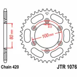 JT SPROCKETS Standard Stahlritzel hinten 1076 - 420 für Rieju SPIKE50, TANGO50 JTR1076.52