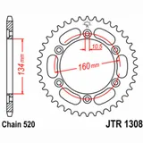JT SPROCKETS Standard Stahlritzel hinten 1308 - 520 für Honda CBR1000RR, CBR600F, CBR600RR