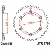 JT SPROCKETS Standard Stahlritzel hinten 1791 - 525 für Suzuki DR650, XF650