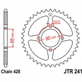 JT SPROCKETS Standard Stahlritzel hinten 241 - 428 für Honda MTX125