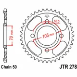 JT SPROCKETS Standard Stahlritzel hinten 278 - 530 für Honda CB350, CB360, CB400
