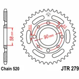 JT SPROCKETS Standard Stahlritzel hinten 279 - 520 für Honda CA125, CB250, MBX125 JT SPROCKETS Standard Stahlritzel hinten 279 - 520 für Honda CA125, CB250, MBX125
