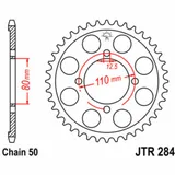 JT SPROCKETS Steel Standard Rear Sprocket 284 - 530 for Honda CB650, CB750 JTR284.40