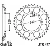JT SPROCKETS Standard Stahlritzel hinten 477 - 520 für Kawasaki KLR600