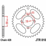 JT SPROCKETS Standard Stahlritzel hinten 810 - 428 für Suzuki, Hyosung, Keeway JTR810.47