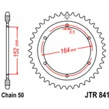 JT SPROCKETS Standard Stahlritzel hinten 841 - 530 für Yamaha SR500