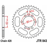 JT SPROCKETS Standard Stahlritzel hinten 843 - 428 für Yamaha DT125, SR125, XT125 JT SPROCKETS Standard Stahlritzel hinten 843 - 428 für Yamaha DT125, SR125, XT125