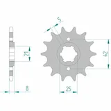 AFAM Standard Stahlritzel vorne 21502 - 520 für Yamaha FZR600GENESIS, SRX600, TT350 21502-16