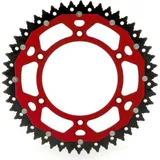ART Dual-components Aluminium/Steel Ultra-Light Self-Cleaning Rear Sprocket 822 - 520 for Husqvarna, Beta, for: Gas Gas ART-822-49-RED