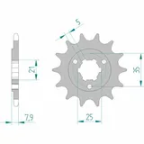 AFAM Standard Stahlritzel vorne 22503 - 520 für Suzuki DR600, DR650 22503-16