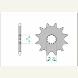 AFAM Standard Stahlritzel vorne 40300 - 520 für Beta EVO1252T, EVO2002T, EVO2502T 40300-10
