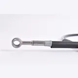BERINGER Bremsschlauch Edelstahl geflochten 123 cm für GAS GAS, Husqvarna, Kawasaki