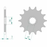 AFAM Standard Stahlritzel vorne 94109 - 420 für Rieju, Peugeot, Yamaha 94109-15