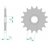 AFAM Steel Standard Front Sprocket 94119 - 420 for Rieju, CPI, Peugeot 94119-13