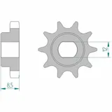 AFAM Standard Stahlritzel vorne 94124 - 415 für Husqvarna TC50 KTM 50SX AFAM Standard Stahlritzel vorne 94124 - 415 für Husqvarna TC50 KTM 50SX