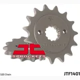 JT SPROCKETS Steel Standard Front Sprocket 1401 - 520 for Suzuki LT-R450QUADRACER, LT-Z400QUADSPORT Kawasaki KFX400
